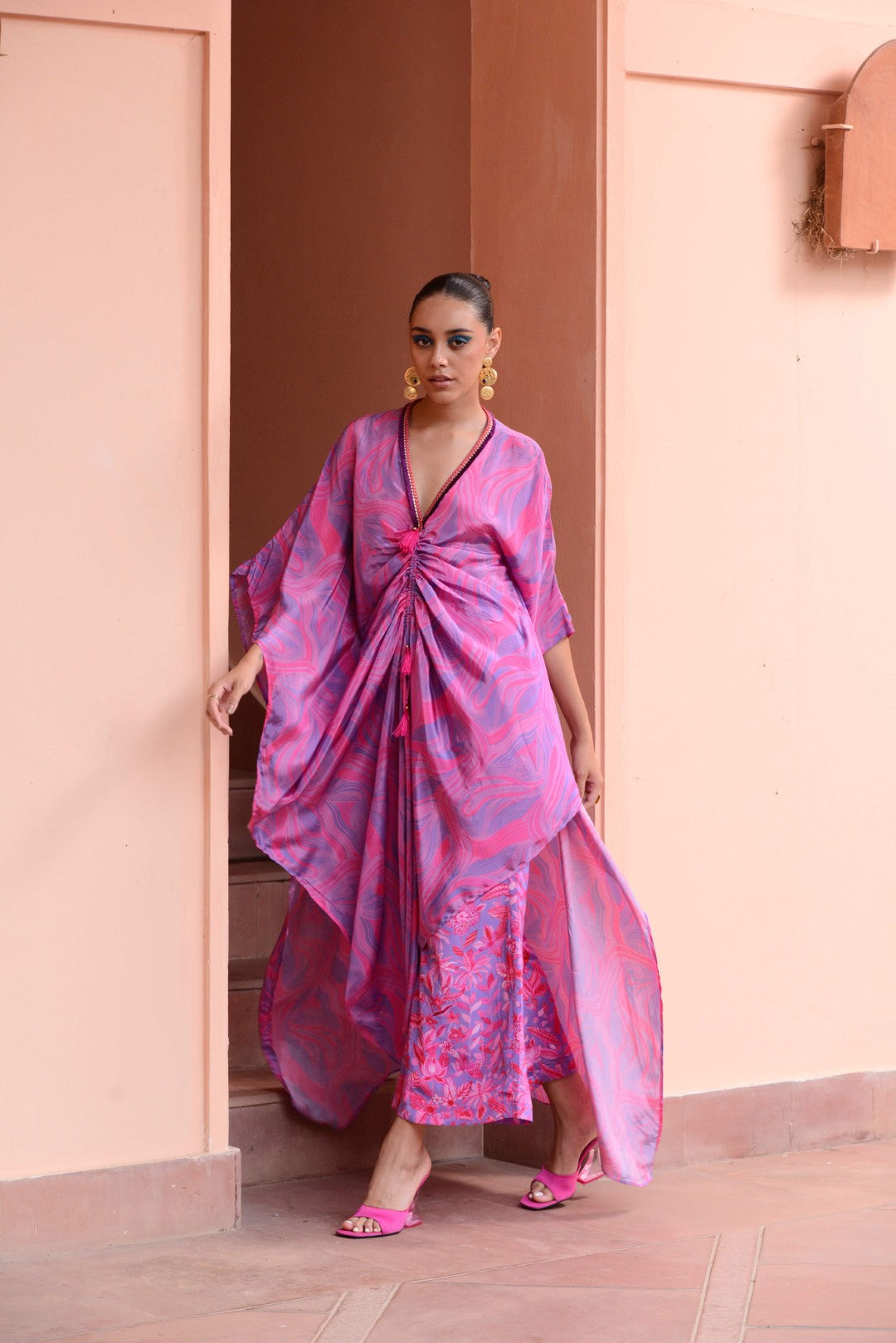 Blueberry kaftan set