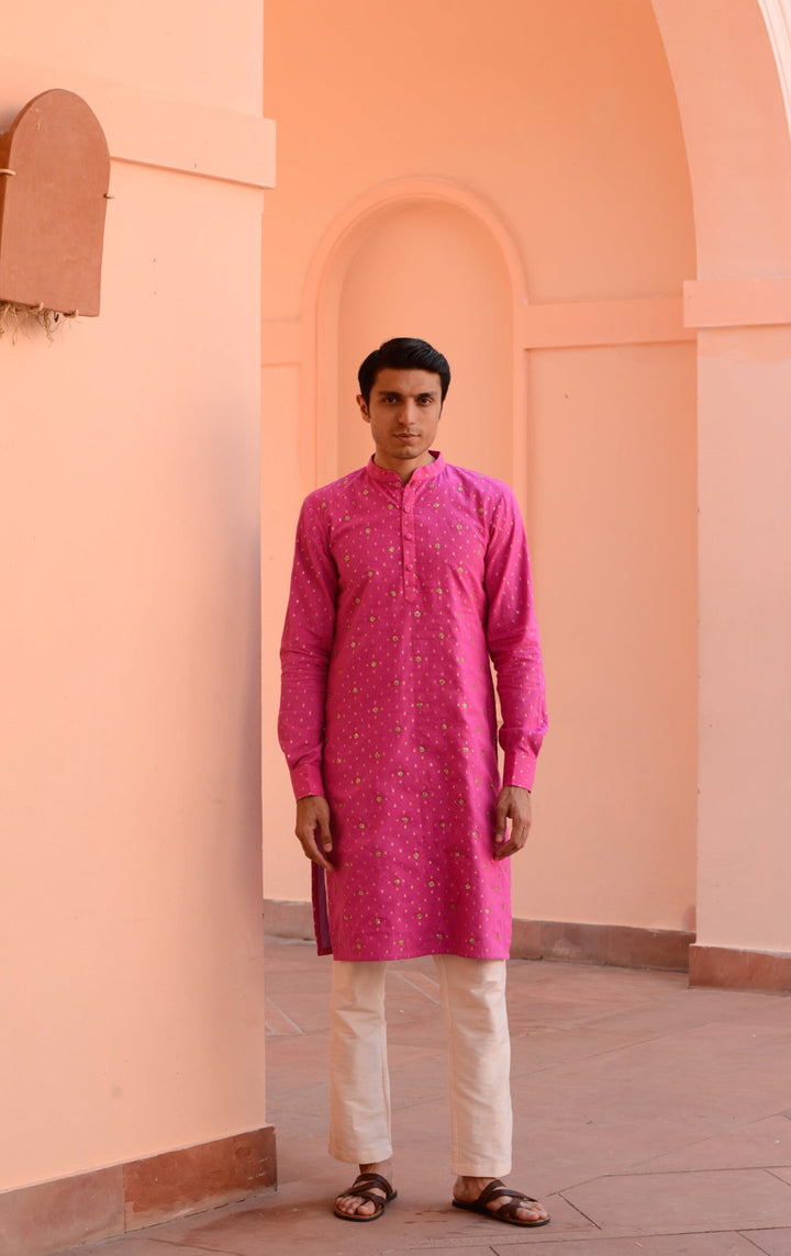 Hot Pink Draze Kurta