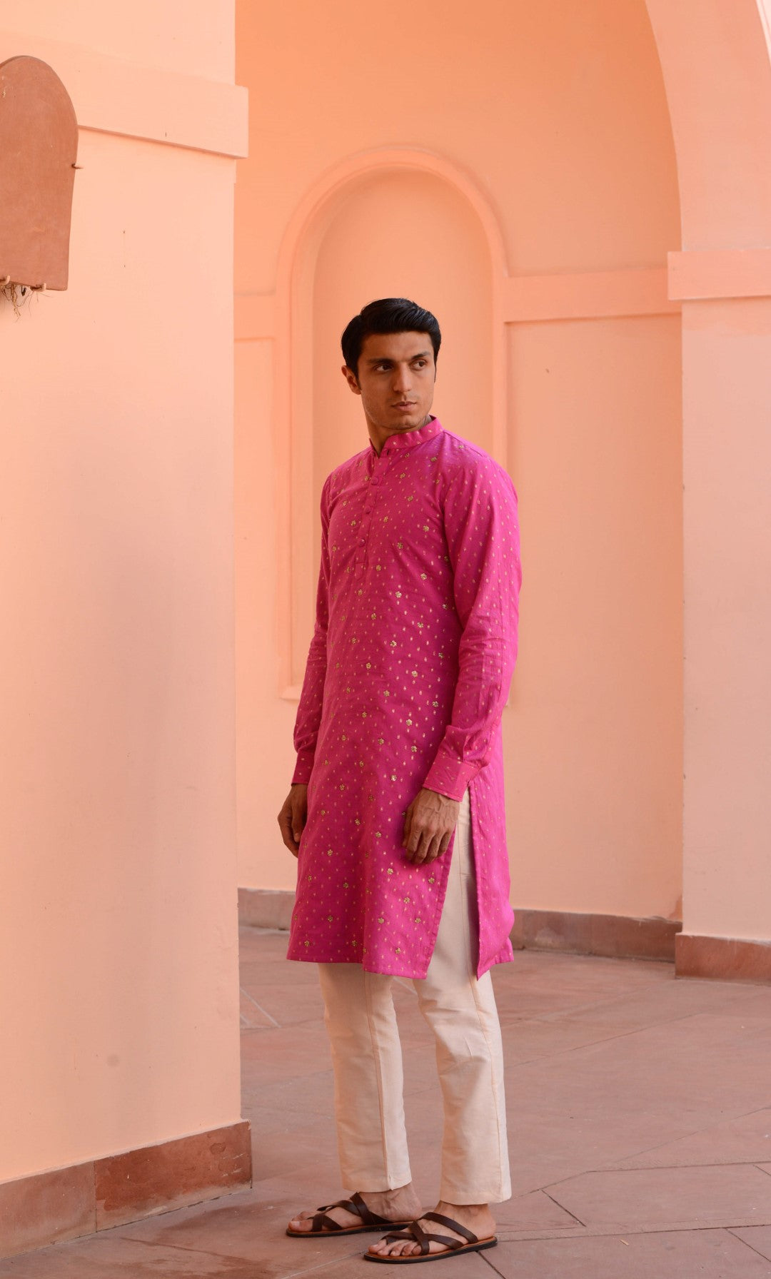 Hot Pink Draze Kurta