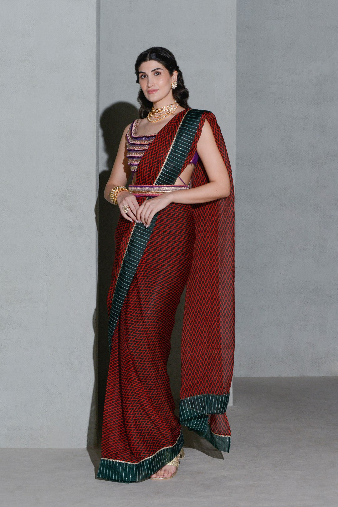 Forest Belt Saree