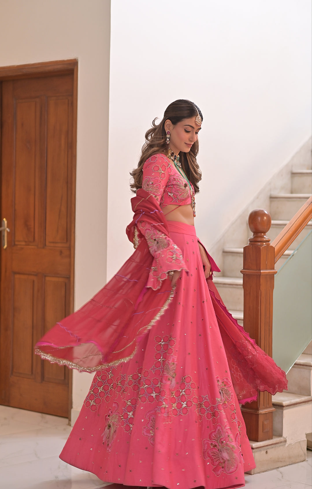 Soumya Bakshi In Royale Lehnaga