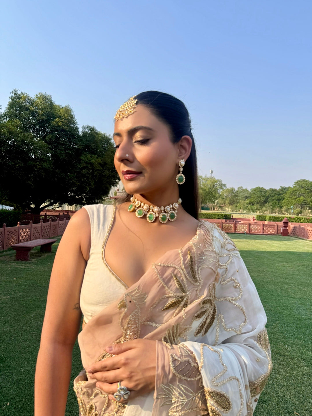 Shivangini in Zarina Saree