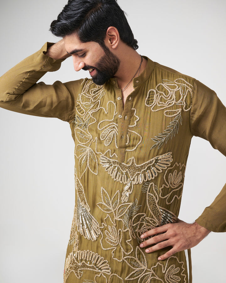 Olive Dew Kurta