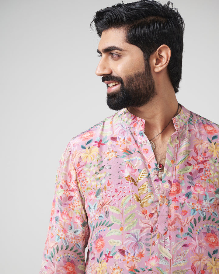 Old rose kurta