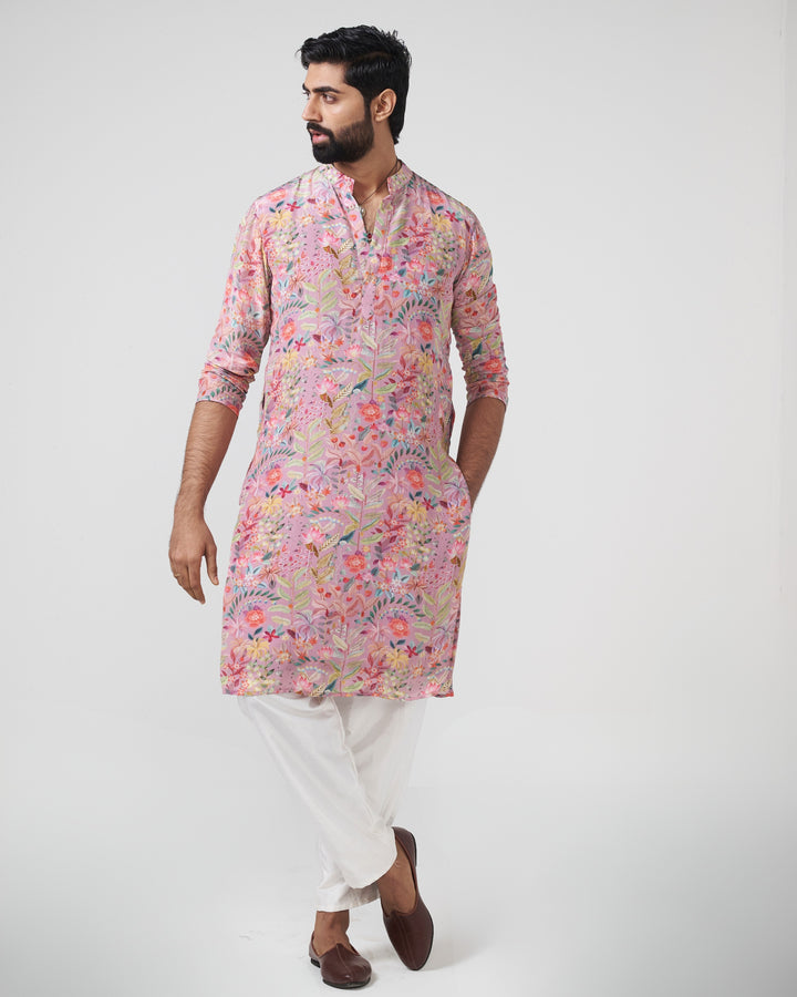 Old rose kurta