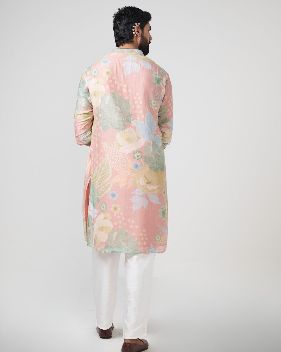 Misty rose kurta set