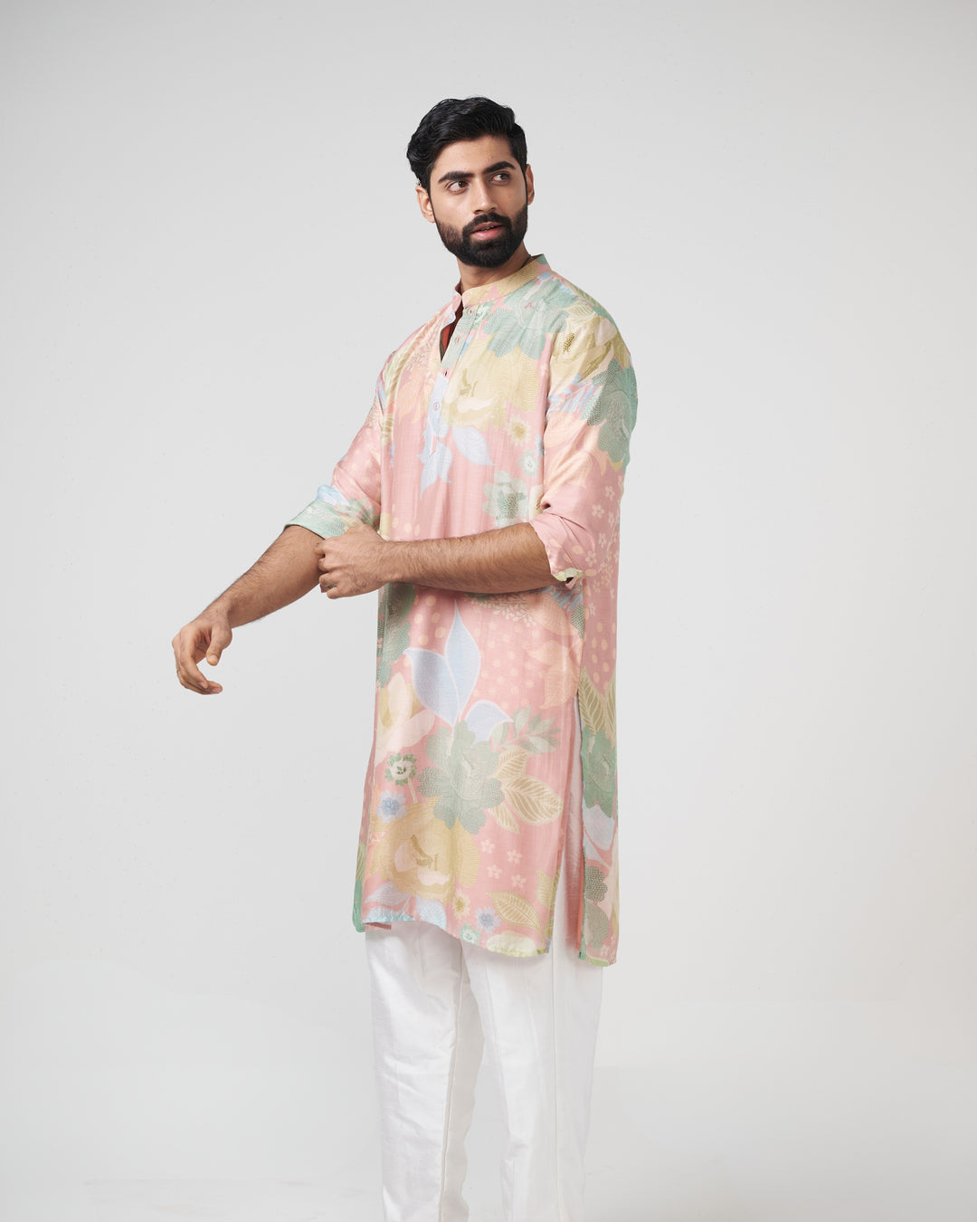 Misty rose kurta set