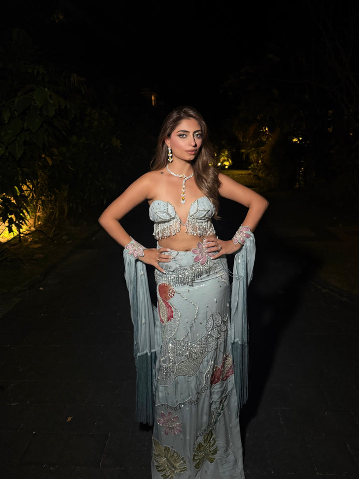 Gouri Kumar in icy mehbooba set