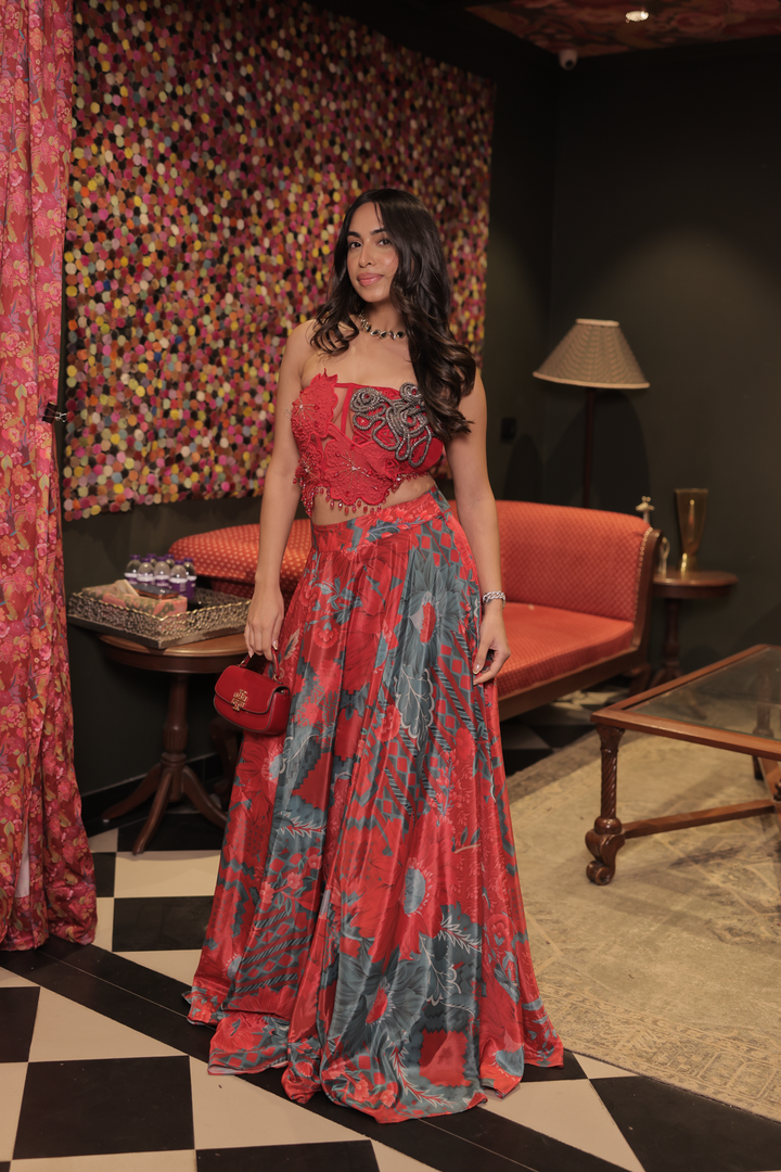 Charmie Sethi in Basque Set