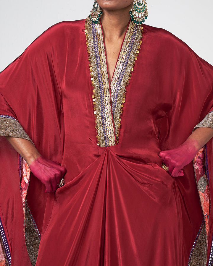 Cherry Kaftan Set