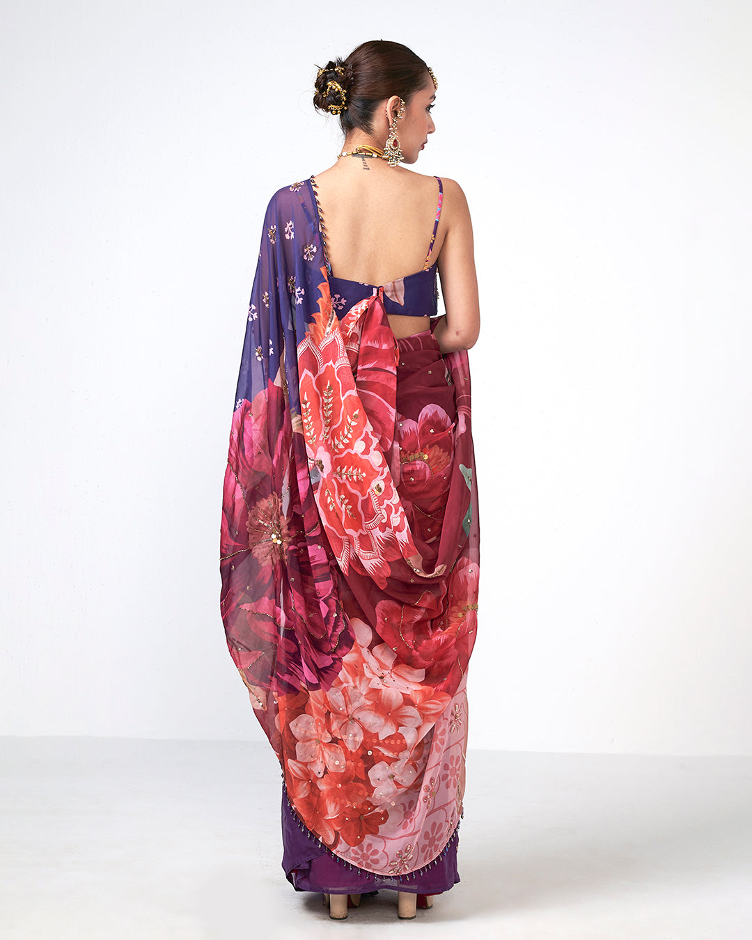 Cherry Muse Saree