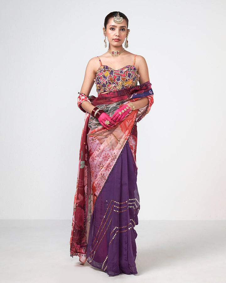 Cherry Muse Saree