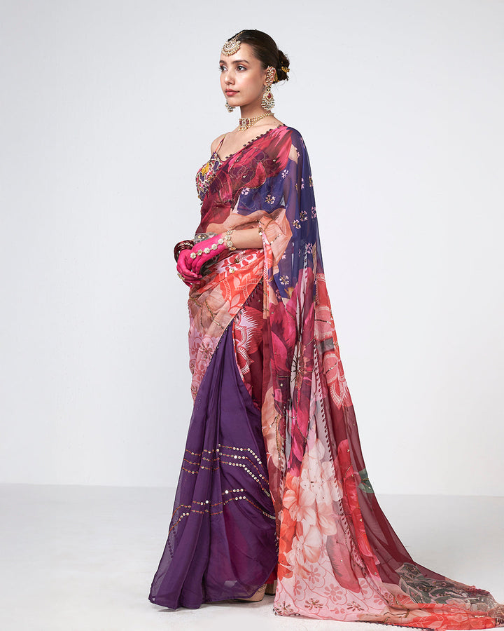 Cherry Muse Saree