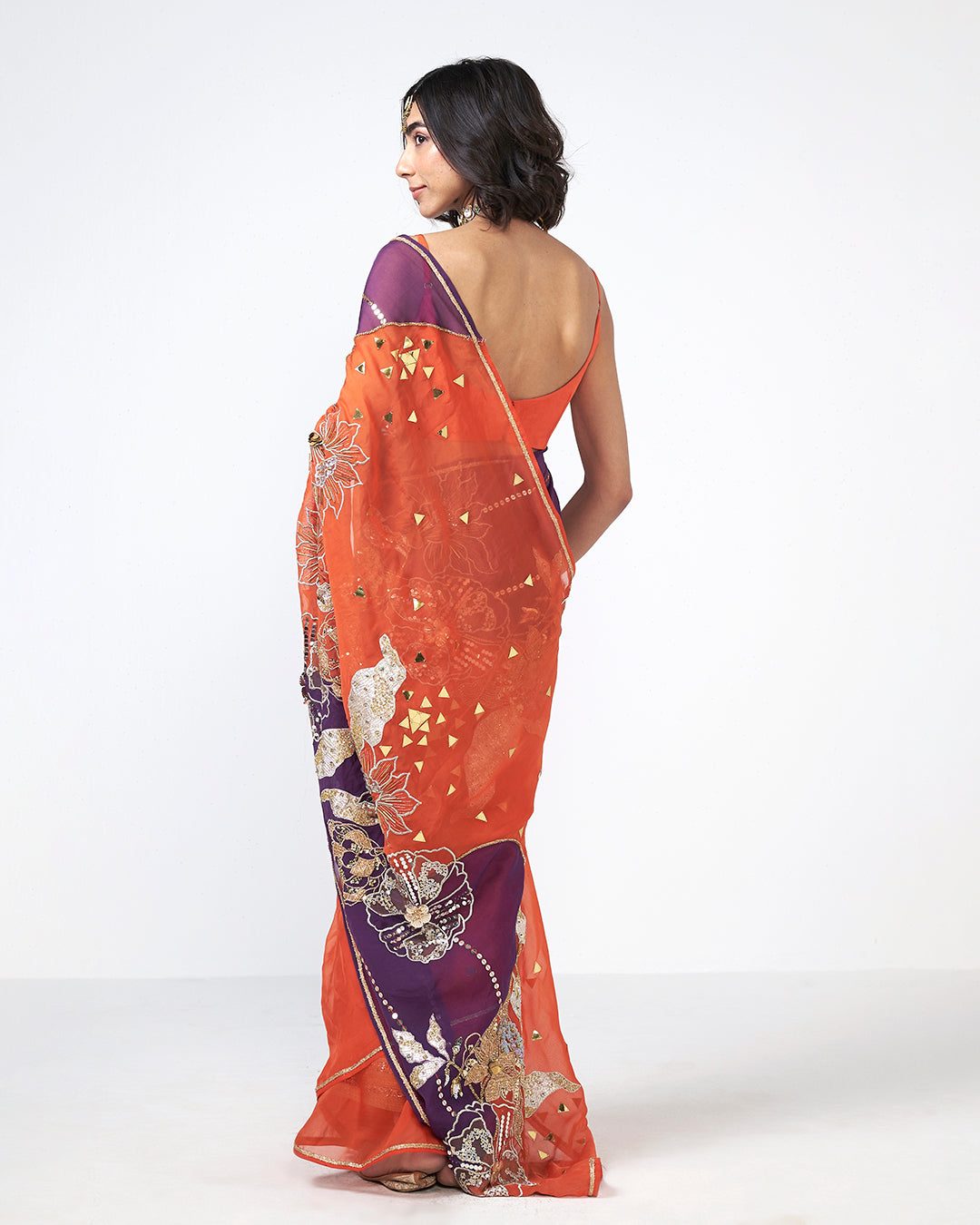 Jamun Berry Saree