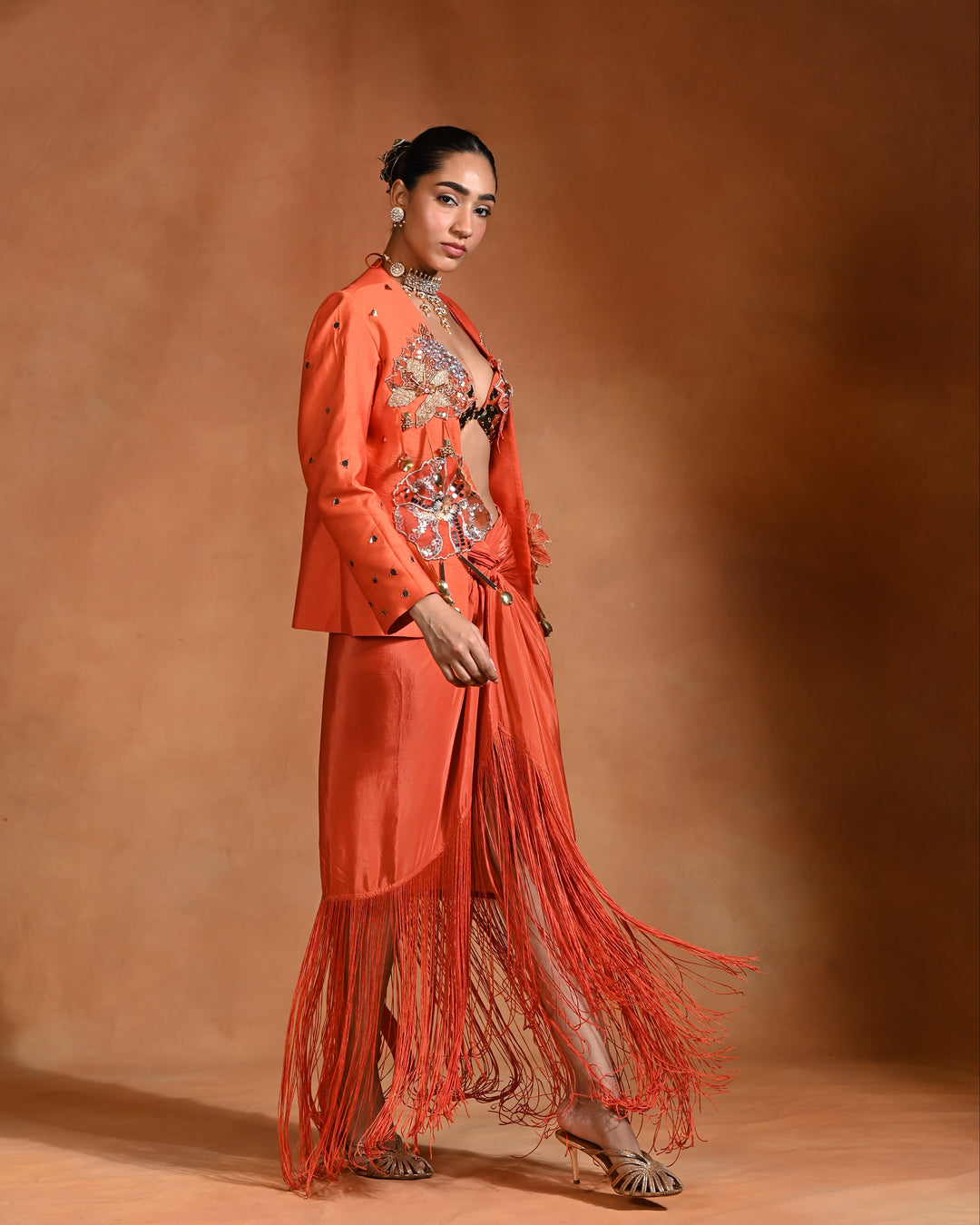 Narangi Jacket Knot Dress