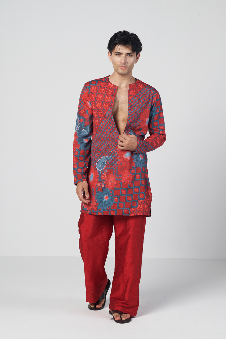 Crimson Charm Kurta set