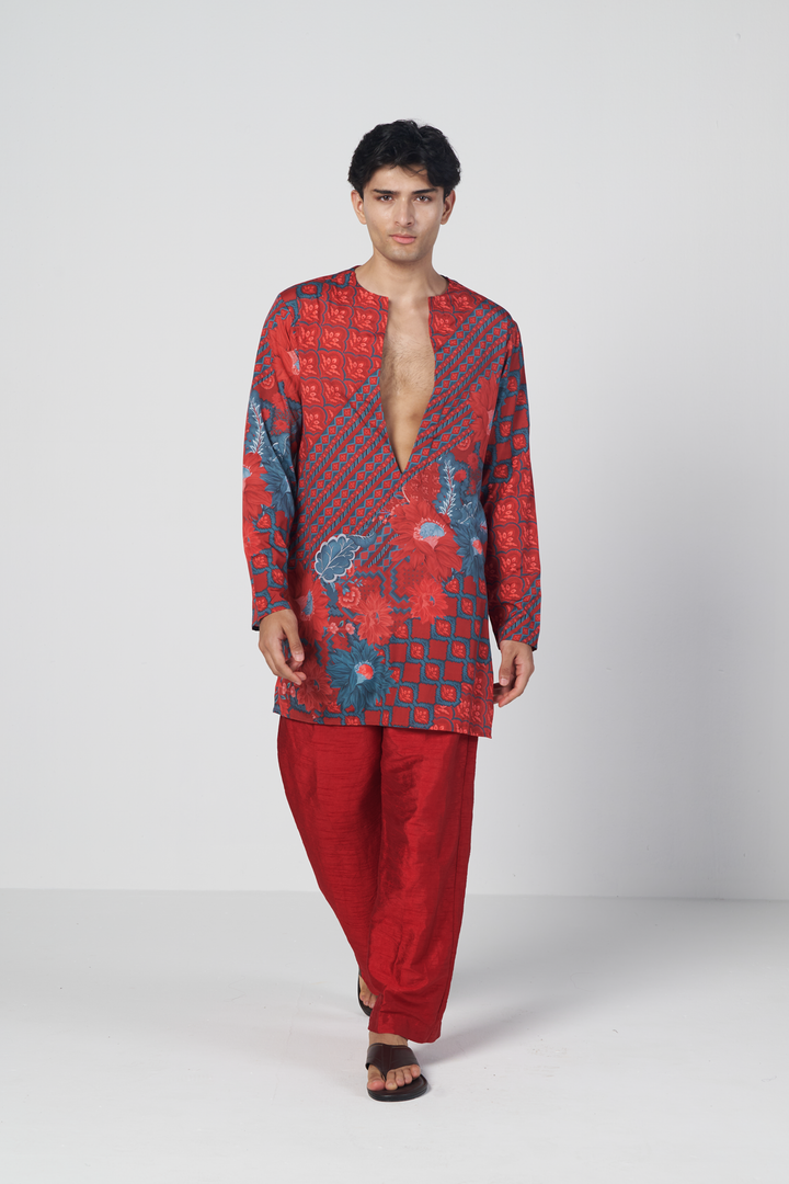 Crimson Charm Kurta set