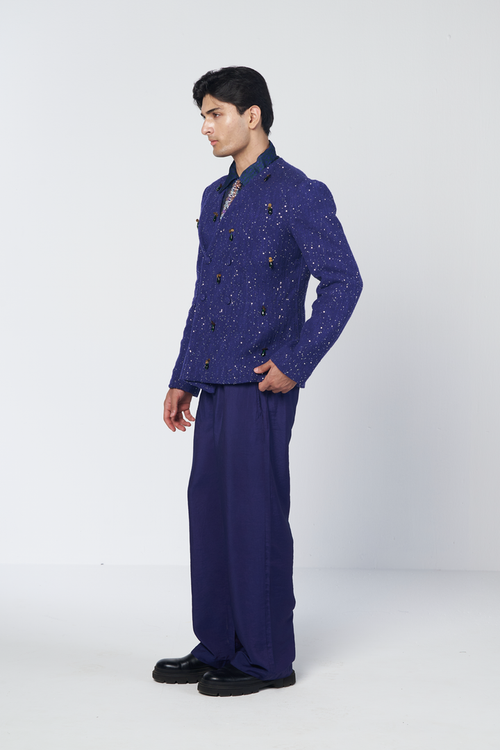 Rimjhim Double Breasted Coat Set
