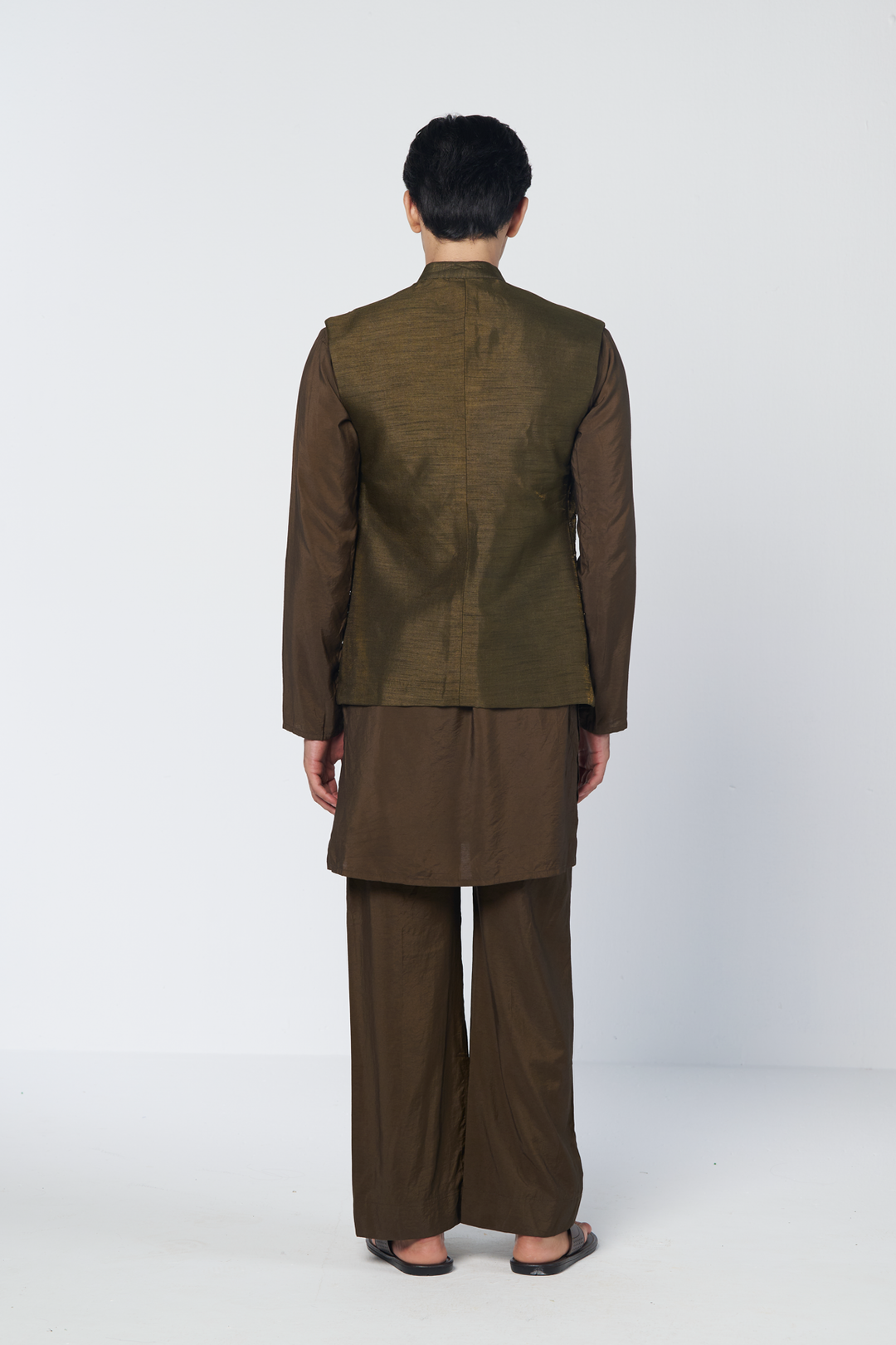 Shadow Olive Men's Kurta