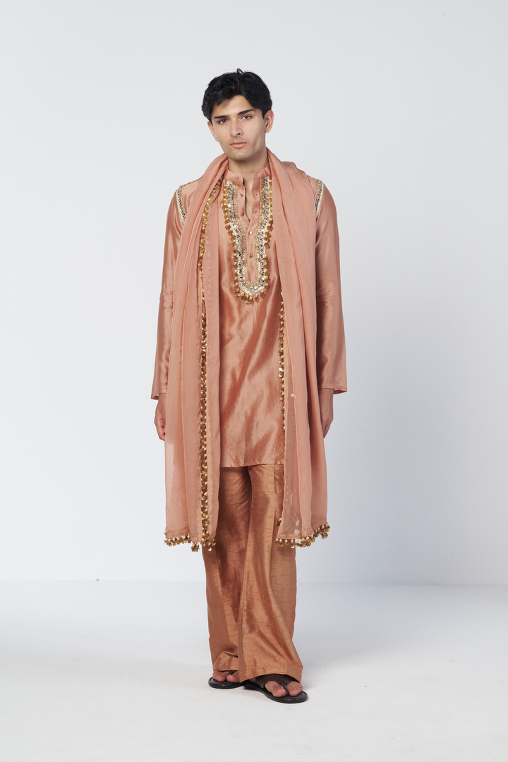 Biscoff Tessel Kurta Set