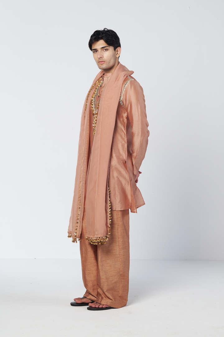 Biscoff Tessel Kurta Set
