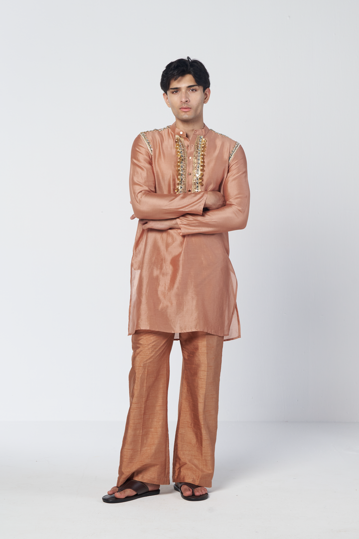 Biscoff Tessel Kurta Set