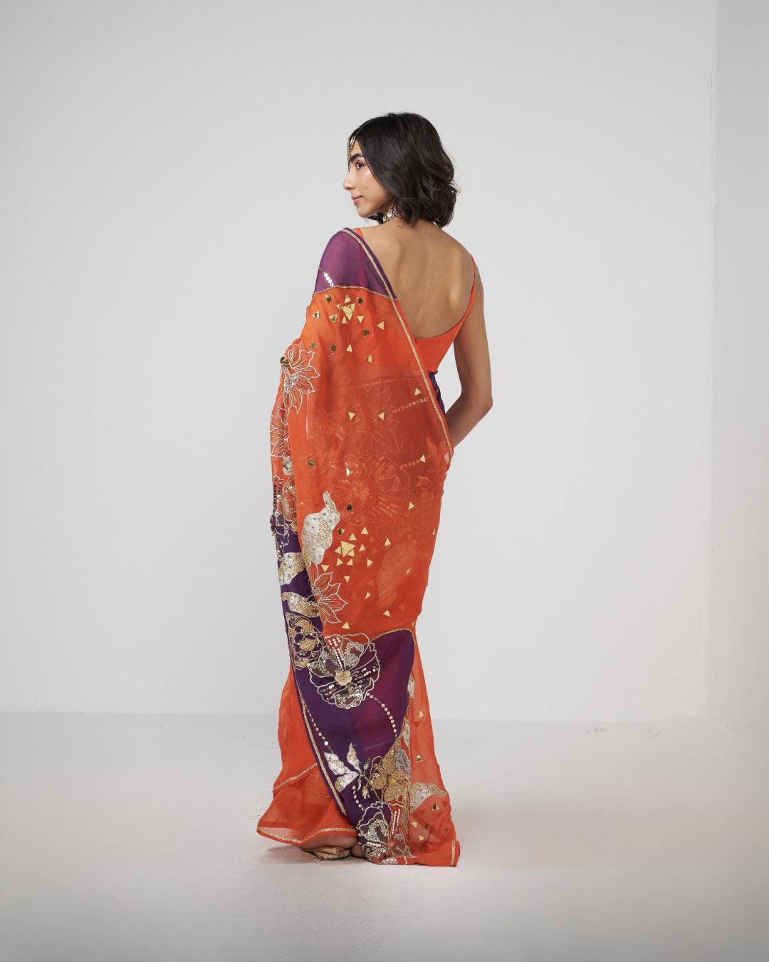 Jamun Berry Saree