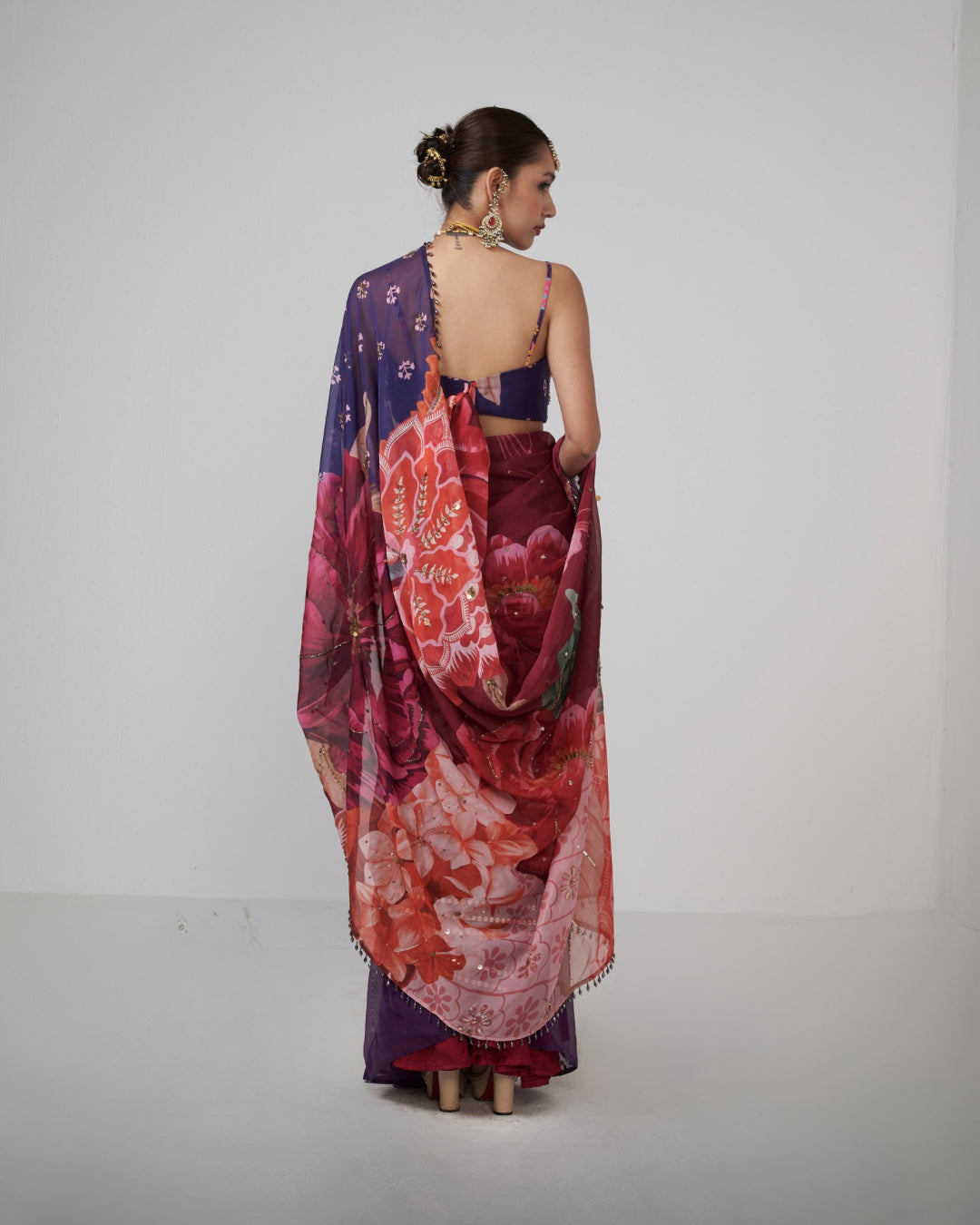 Cherry Muse Saree