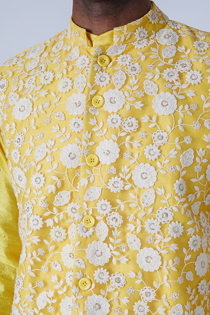 Yellow Jacket kurta