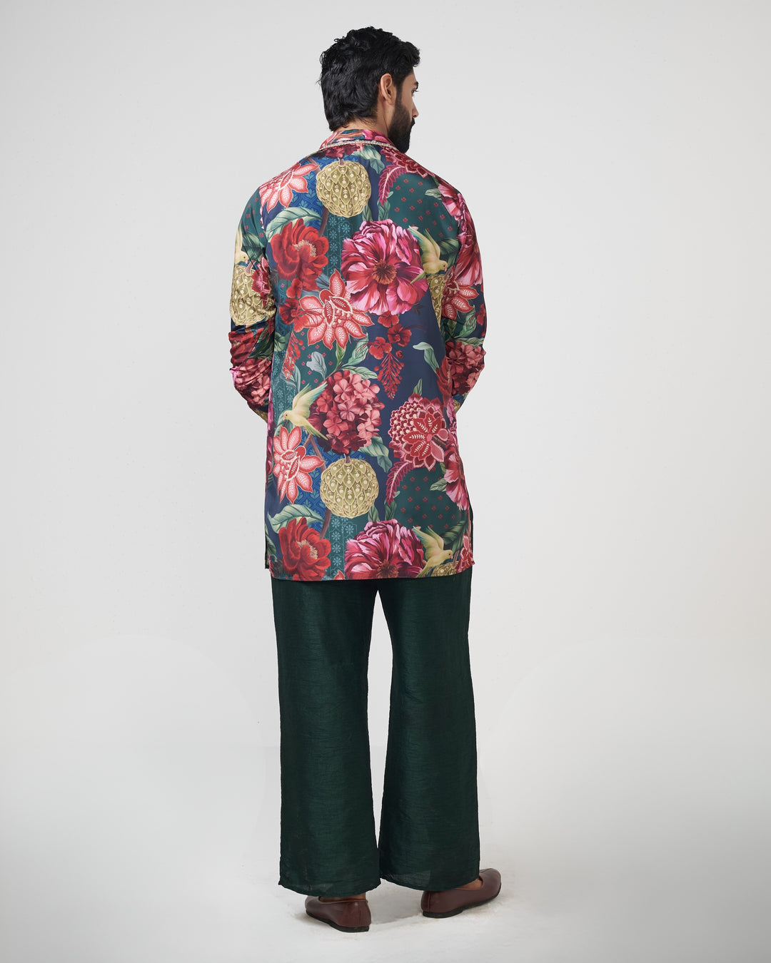 Midnight forest kurta