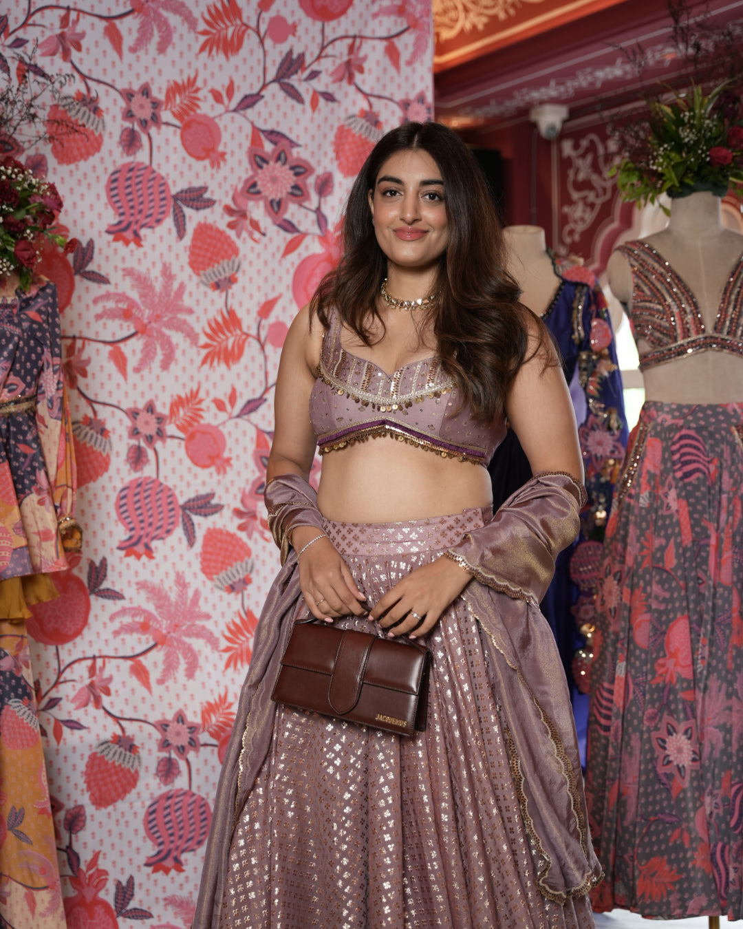 Sukhmani Bedi in Moondust Lehenga