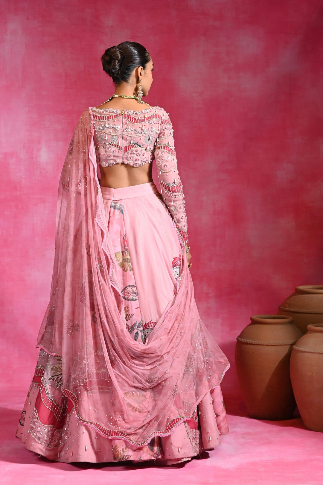 Gulabi Maharani Lehenga