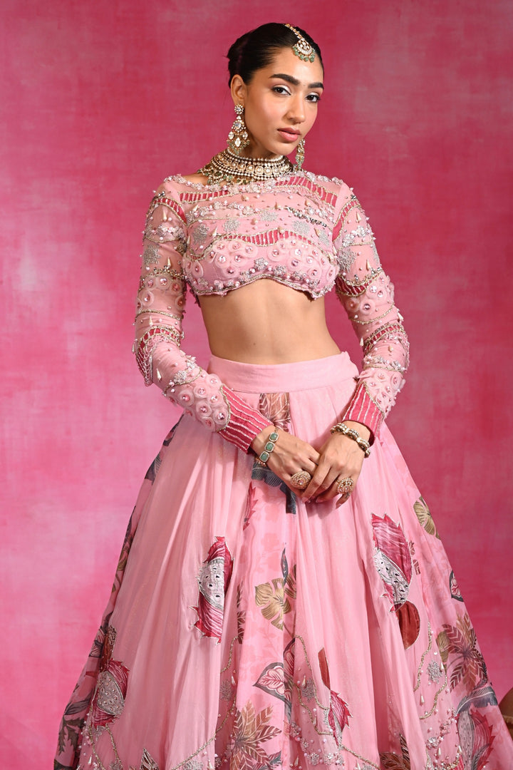Gulabi Maharani Lehenga