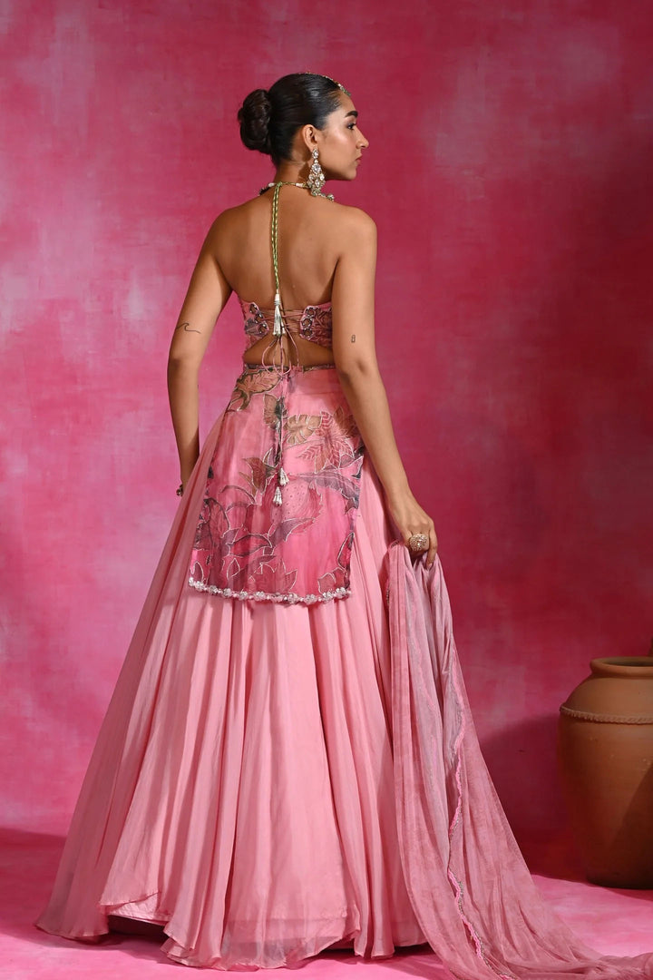Gulabi sitara set
