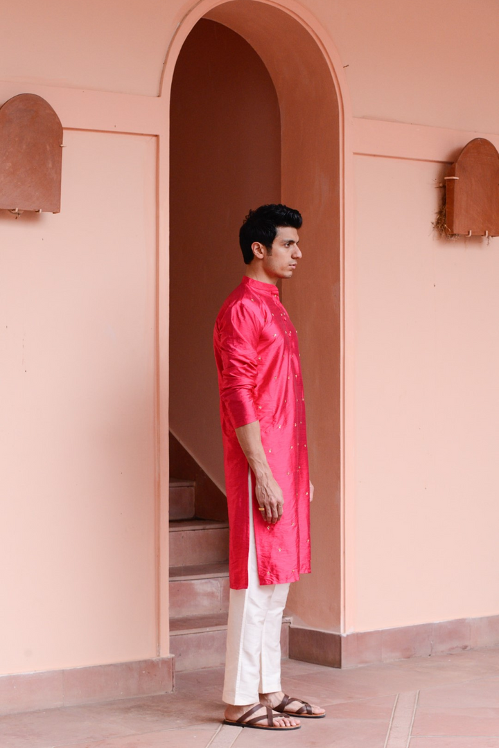 Pink passion kurta