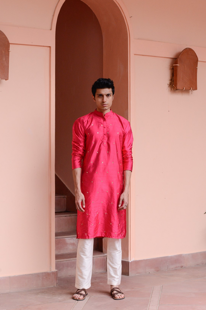 Pink passion kurta