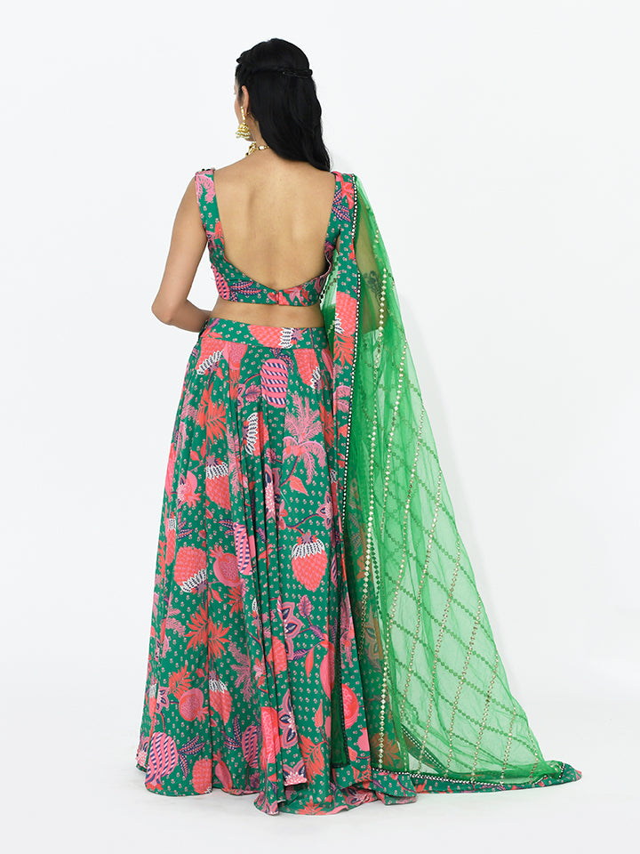 Jade Lehenga Set