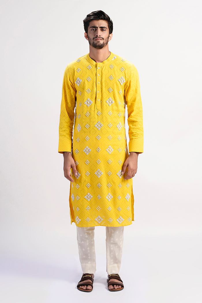 Marigold Knotting Kurta