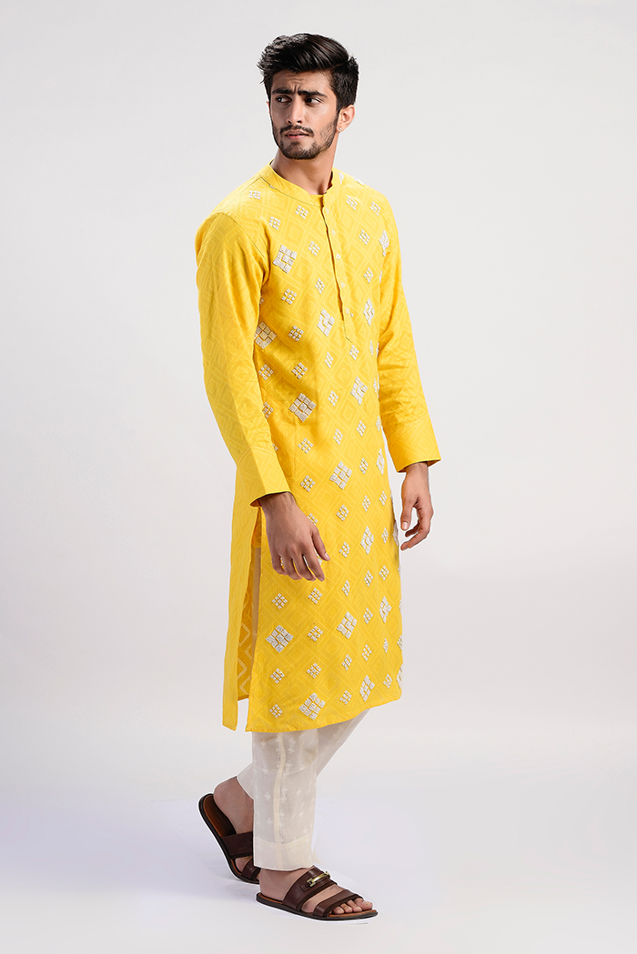 Marigold Knotting Kurta