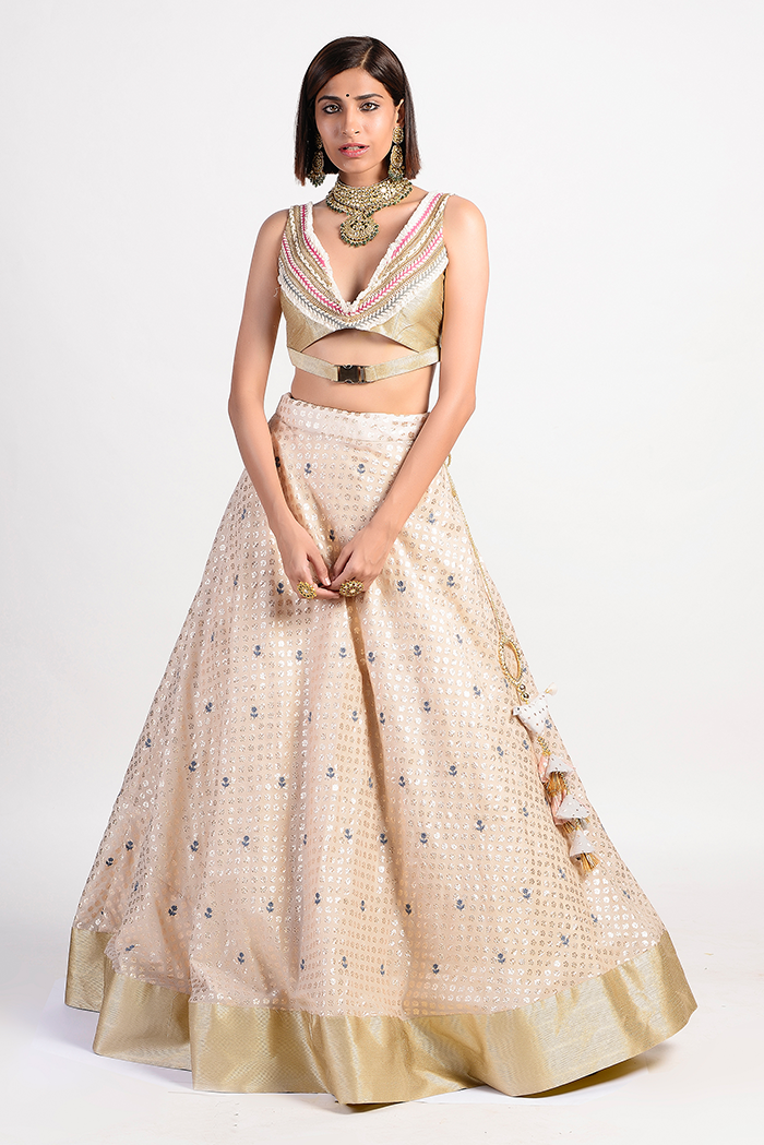 Antique Rose Lehenga