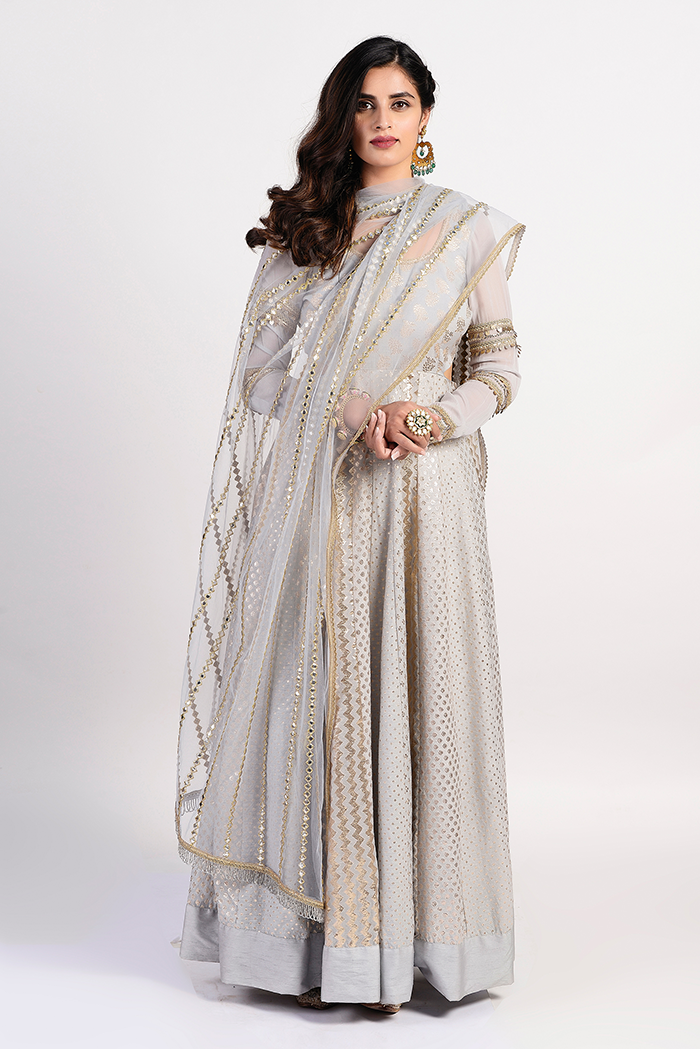 Seashell Anarkali