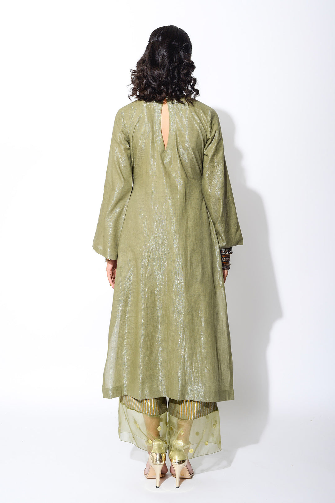 Olive Straight Kurta Set