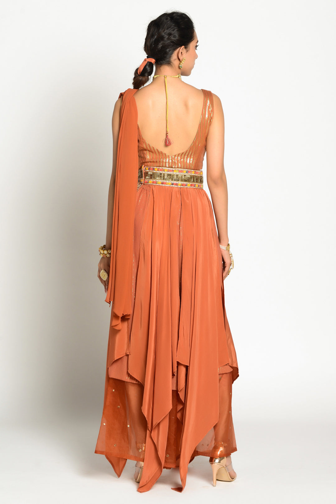 Imtehaan Drape Dress