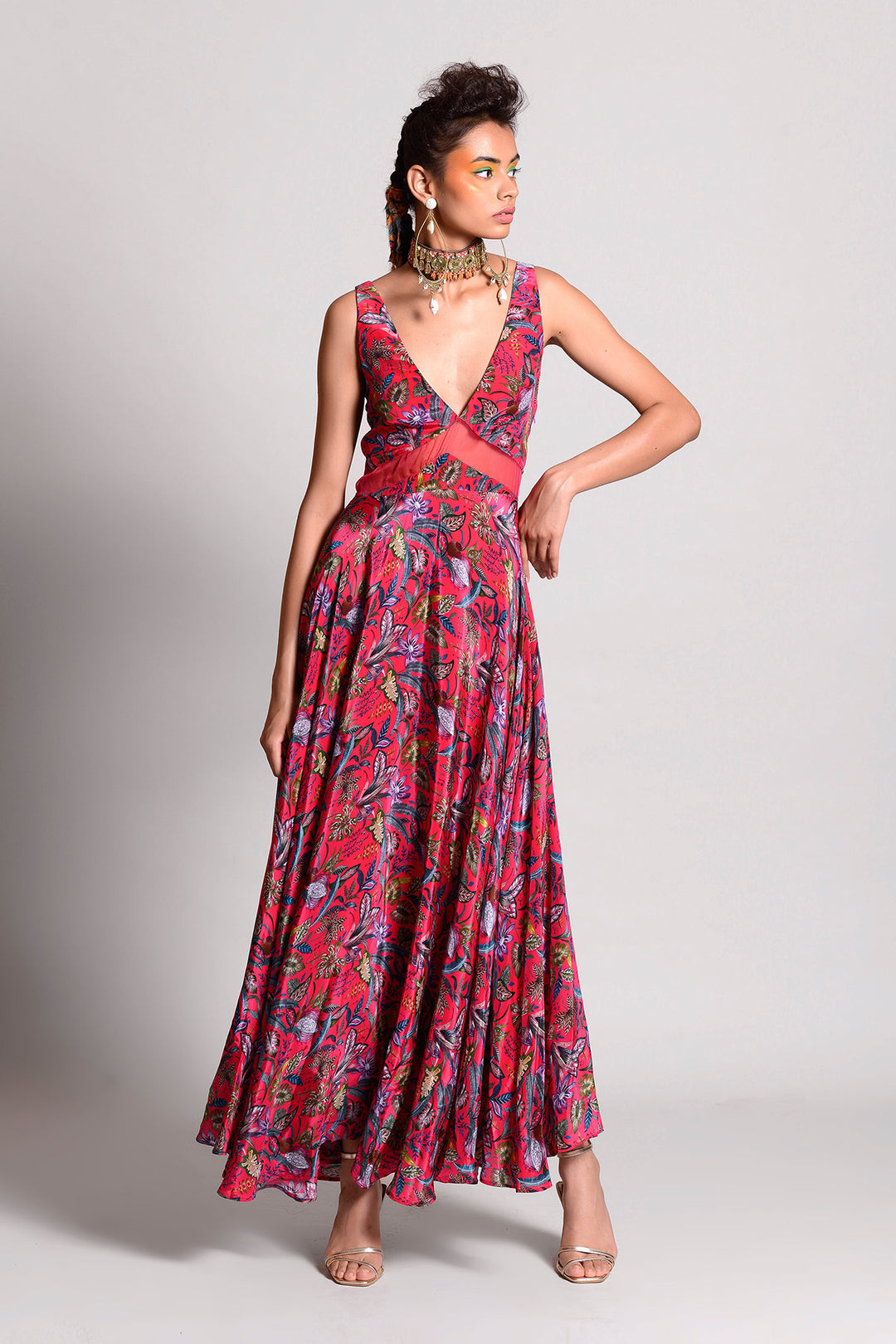 Cranberry Maxi Dress