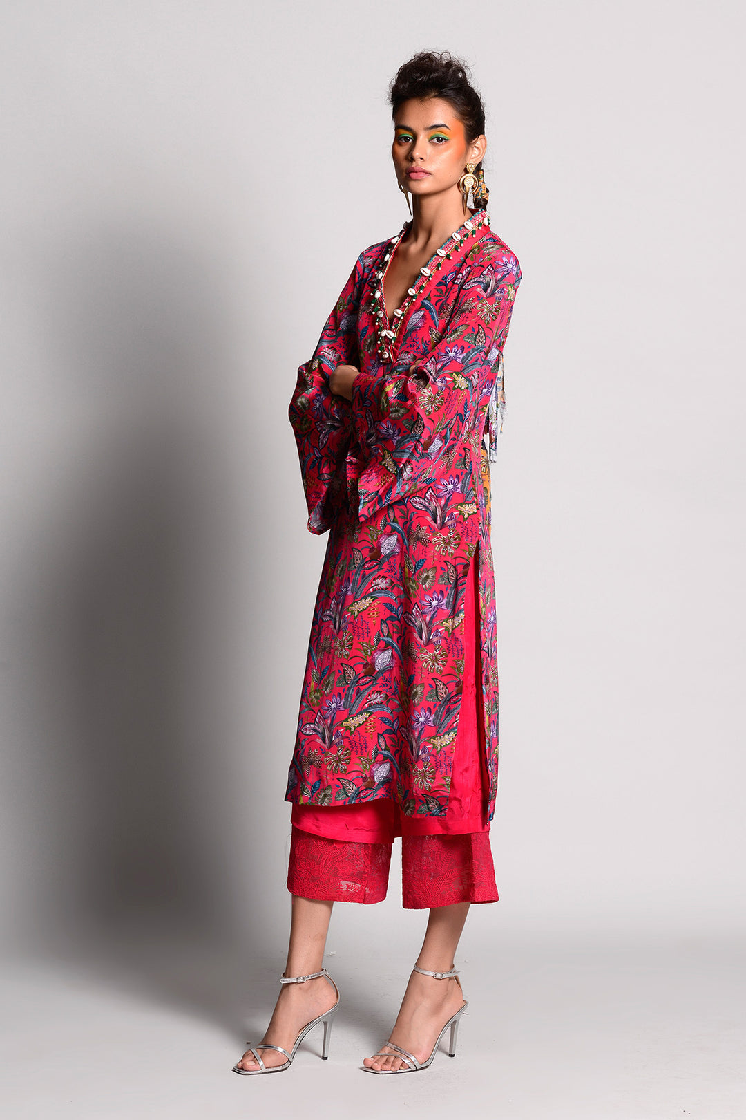 Rasberry Straight Kurta