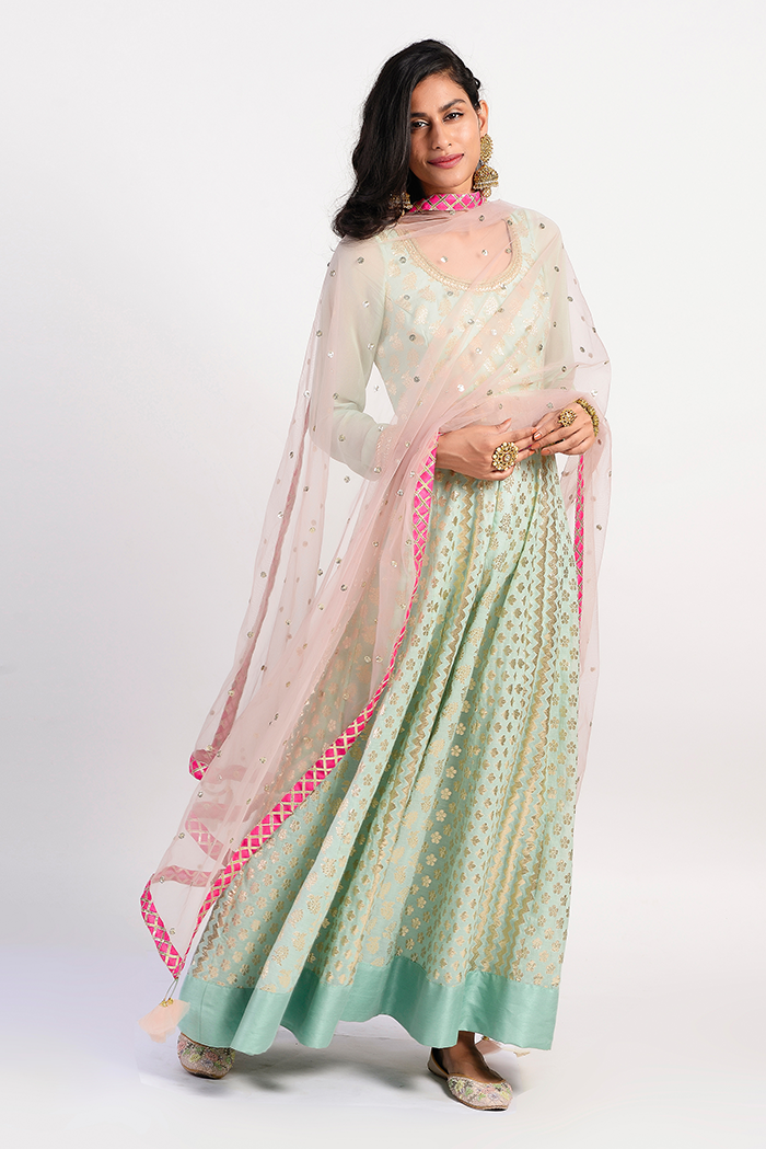 Peppermint Anarkali