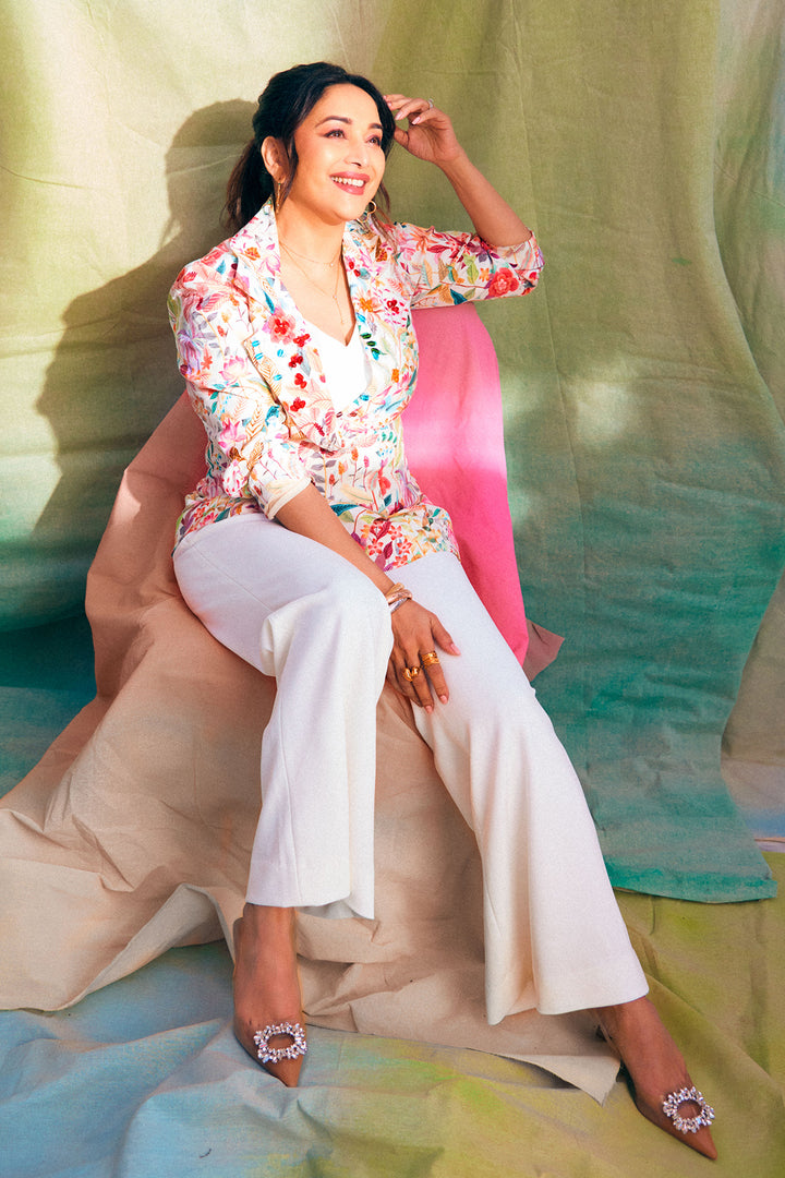 Madhuri Dixit In Misty French Blazer Set