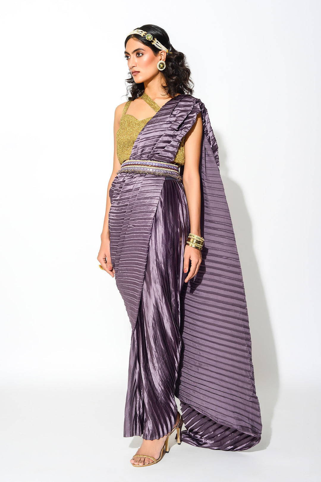 RV Signature Belt Saree