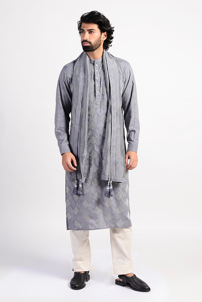 Grey Dusks Kurta