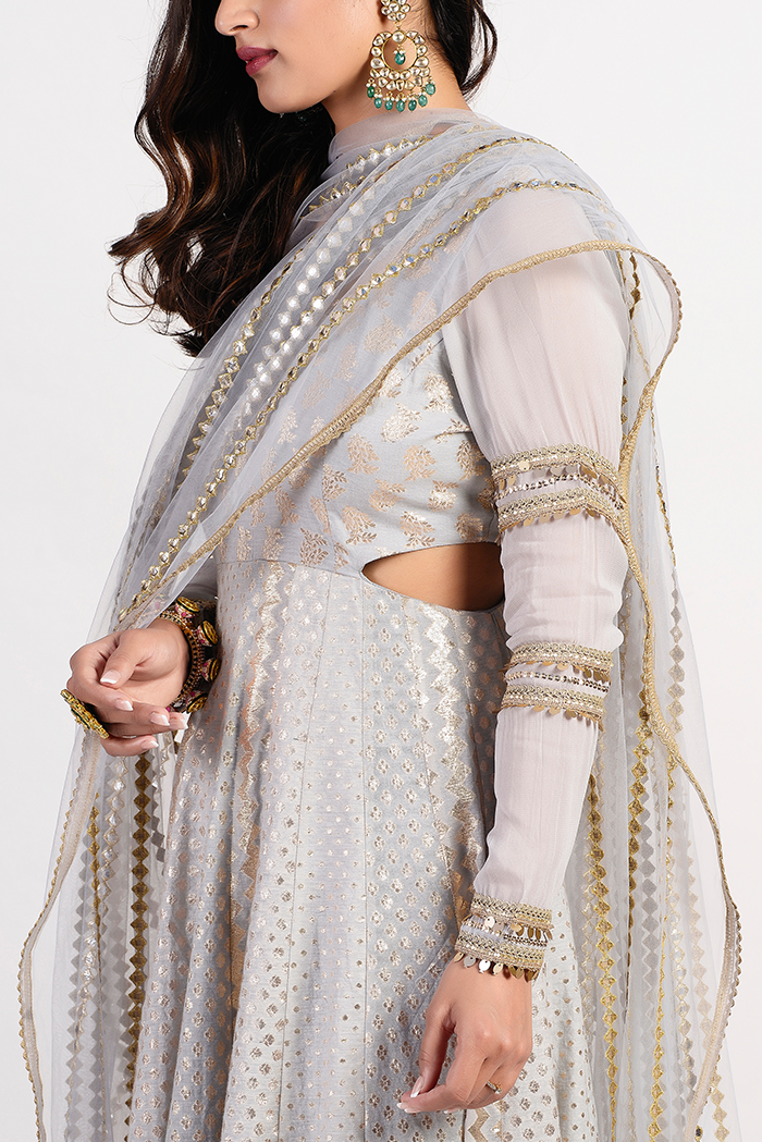 Seashell Anarkali